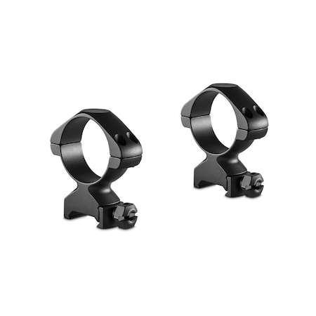 Hawke Optics Hawke Sport Optics  34 mm Medium Precision Steel Rings Weaver with Nut - Black, 2 Piece 23021
